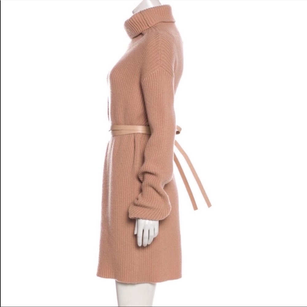 Valentino Ribbed Wool & Cashmere Sweater Dress - Picture 7 of 9
